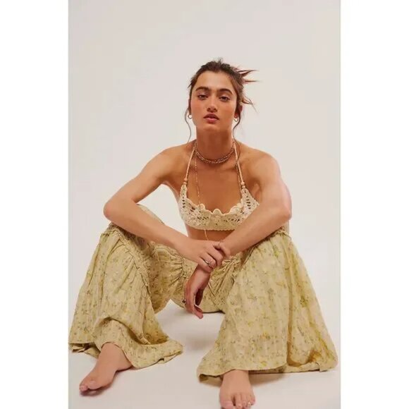 Free People Emmaline Tiered Pull On Pant Sizes NWOT Size XS - Picture 4 of 5